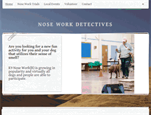 Tablet Screenshot of noseworkdetectives.com